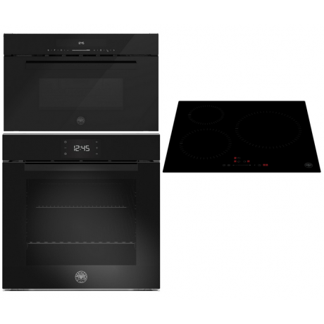 BERTAZZONI FMOD6115PLB2 + PLG6 3I 30NV + FMOD3 053W L B1 Σετ Εντοιχισμού Φούρνος Εστία Μικροκυμάτων